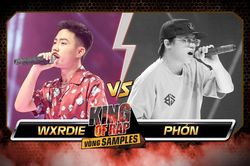 Đánh bại ứng viên số 1 bảng D - Phởn, Wxrdie giữ vững ngôi vương King Of Rap