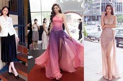 Hương Giang thanh lịch, nhã nhặn, Tiểu Vy tinh tế khoe thềm ngực sexy