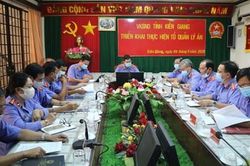 VKSND tỉnh Kiên Giang thực hiện quản lí án theo mô hình 'một cửa'