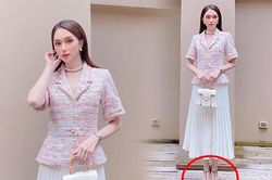 Sau cú chốt nhớ đời, Hương Giang vẫn không ngán cao gót mà xỏ tiếp đôi 'cà kheo' chông chênh