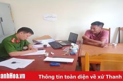 Công an huyện Hà Trung bắt giữ 2 đối tượng có lệnh truy nã