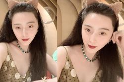 Phạm Băng Băng selfie mộc mạc nhưng đeo vòng cổ ngọc lục bảo kim cương hơn 3 tỷ đồng