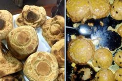 Chết cười xem gái đoảng khoe 'thảm họa' làm bánh trung thu
