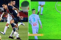 Cận cảnh pha Di Maria phun nước bọt vào mặt đối phương