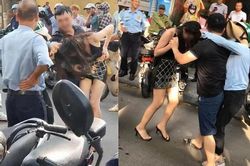 Đánh ghen trên phố có dấu hiệu vi phạm pháp luật