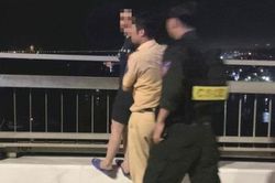 Hé lộ nguyên nhân người phụ nữ có ý định tự vẫn trên cầu Bãi Cháy trong đêm