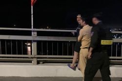 Người phụ nữ định nhảy cầu Bãi Cháy