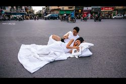 Giao Thanh tra vào cuộc vụ chụp ảnh cưới 'chăn gối' ở các nơi biểu tượng văn hóa