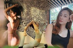 Chán gym, mỹ nhân Cô gái xấu xí một thời chuyển sang tập yoga để duy trì dáng nuột nà