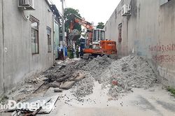 Phường Trảng Dài cưỡng chế, tháo gỡ công trình xây dựng trái phép