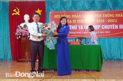 Ông Mai Văn Hiền được bầu giữ chức Chủ tịch UBND huyện Thống Nhất