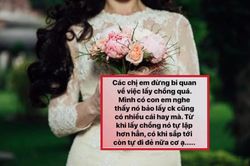 Cô gái khiến nhiều người 'cười ngất' khi đưa ra lời khuyên lấy chồng cho 'hội chị em'