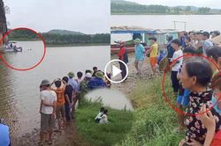 Tài xế xe tải dũng cảm lao xuống sông cứu cô gái trẻ bất thành, cả hai bị nước cuốn mất tích
