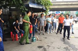 Tập huấn kỹ năng cứu nạn, chữa cháy cho lực lượng dân phòng, dân quân tự vệ