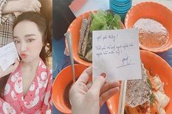 Không chỉ gửi đồ ăn tận nơi, Trường Giang còn để lại lời nhắn cực ngọt cho Nhã Phương