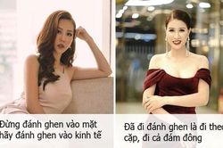 Hoa hậu Thu Hoài cùng loạt sao Việt đưa ra quan điểm về chuyện đánh ghen và việc chồng đánh vợ để bảo vệ bồ nhí