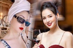 Tâm Tít rạng ngời khi tô son đỏ