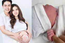 Thu Thủy - Kin Nguyễn chào đón con gái, khoe ảnh 'tiểu công chúa' nắm chặt tay mẹ không rời