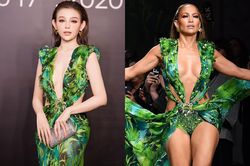 Huyền Baby: 'Tôi mặc váy giống Jennifer Lopez nhưng hở ít hơn'