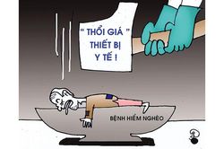 Nâng khống giá thiết bị y tế