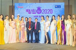 Dàn người đẹp dự họp báo Hoa hậu Việt Nam 2020 'thả tim' trên thảm đỏ