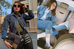 Vải jeans tưởng thô cứng, nhàm chán nhưng hóa ra lại là hot trend thu đông 2020