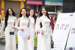 Dàn thí sinh khoe sắc tại sơ khảo Hoa hậu Việt Nam 2020