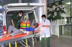 Bệnh viện Quân y 175 điều trị ngư dân bệnh nặng được đưa về từ huyện đảo Trường Sa