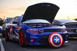 Ngắm 'gã cơ bắp' Dodge Charger phong cách đội trưởng Mỹ