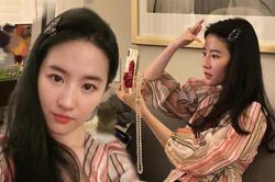 Lưu Diệc Phi khoe ảnh selfie 'đập tan' mọi lời chê bai nhan sắc