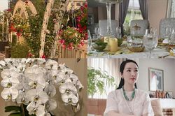 Biệt thự sang trọng như một khu vườn hoa cổ tích của hoa hậu Giáng My