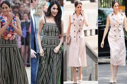 'Biểu tượng thời trang' Nữ công tước Meghan cũng nhiều lần mặc lại trang phục cũ