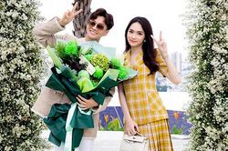 Hương Giang cùng dàn sao tới chúc mừng Ngô Kiến Huy