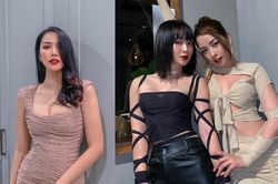 Lan Khuê diện váy ôm sát tôn 3 vòng 'cực phẩm', Chi Pu mặc đầm cắt xẻ khó có thể táo bạo hơn