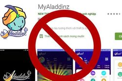 Cảnh giác khi nạp tiền vào ứng dụng Myaladdinz