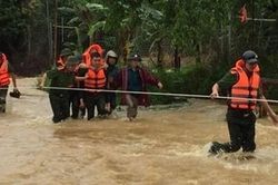 Mưa lớn ở Phú Thọ khiến 2 người thiệt mạng, 7 người bị thương
