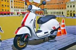 Chi tiết Vespa GTS 150 Racing Sixties tại Việt Nam