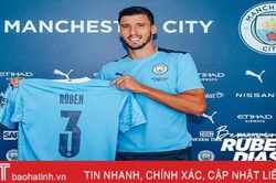 Man City chính thức công bố tân binh Ruben Dias với áo số 3