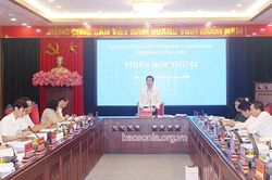 Phiên họp thứ 52, UBND tỉnh khóa XIV