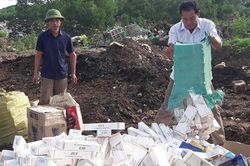 Tiêu hủy số lượng lớn hàng lậu
