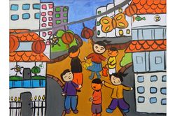 Triển lãm tranh thiếu nhi 'Trung thu của em'