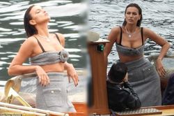 Siêu mẫu Nga Irina Shayk nóng bỏng trong hậu trường chụp ảnh