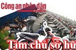 Tìm chủ sở hữu xe ôtô, xe máy