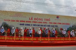 Cao Bằng: Chính thức động thổ xây dựng cao tốc Đồng Đăng-Trà Lĩnh
