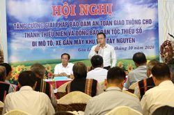 Bàn giải pháp kéo giảm tai nạn giao thông trong đồng bào dân tộc thiểu số