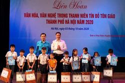 Liên hoan văn hóa, văn nghệ trong thanh niên tín đồ tôn giáo và dân tộc thiểu số thành phố Hà Nội năm 2020