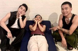 Ảnh hậu trường của huấn luyện viên Rap Việt