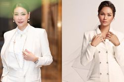 Hà Kiều Anh, H'Hen Niê diện vest trắng thanh lịch, cuốn hút