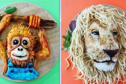 Bà mẹ gây 'bão' mạng nhờ loạt đĩa cơm trang trí hình động vật y như thật
