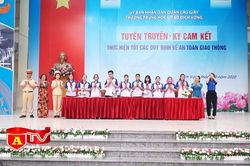 Tăng cường tuyên truyền kiến thức pháp luật về an toàn giao thông cho học sinh